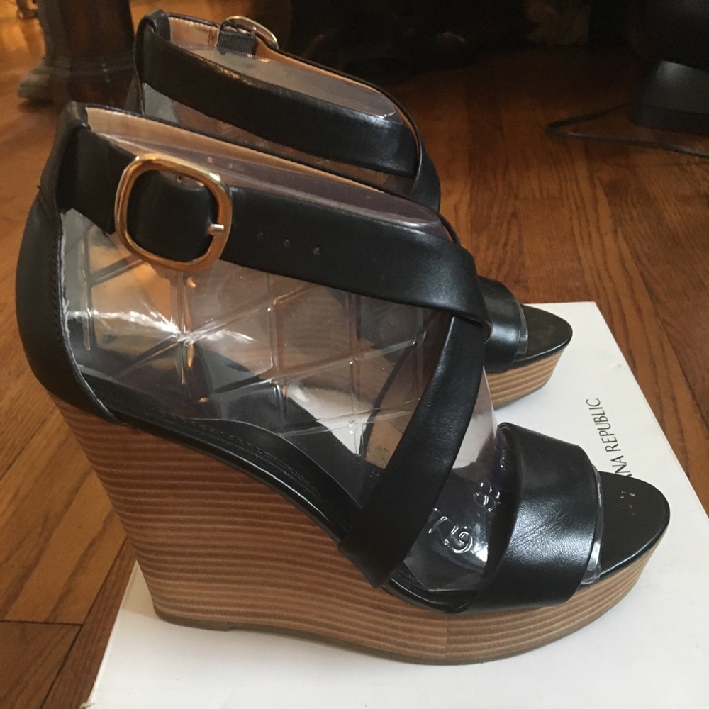 🍌Banana Republic Wedge Heels - Picture 4 of 7